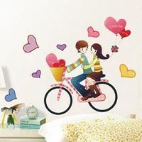 Gambar Set Stiker Dekorasi Dinding Motif Bersepeda Romantis dari Ramayana Grosir Surabaya Kota Surabaya 1 Tokopedia
