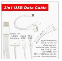 Gambar Kabel Data HP 3-in-1 / USB Data Cable (Micro / Mini / Apple / Samsung) dari i2Y Store Kota Bandung 1 Tokopedia