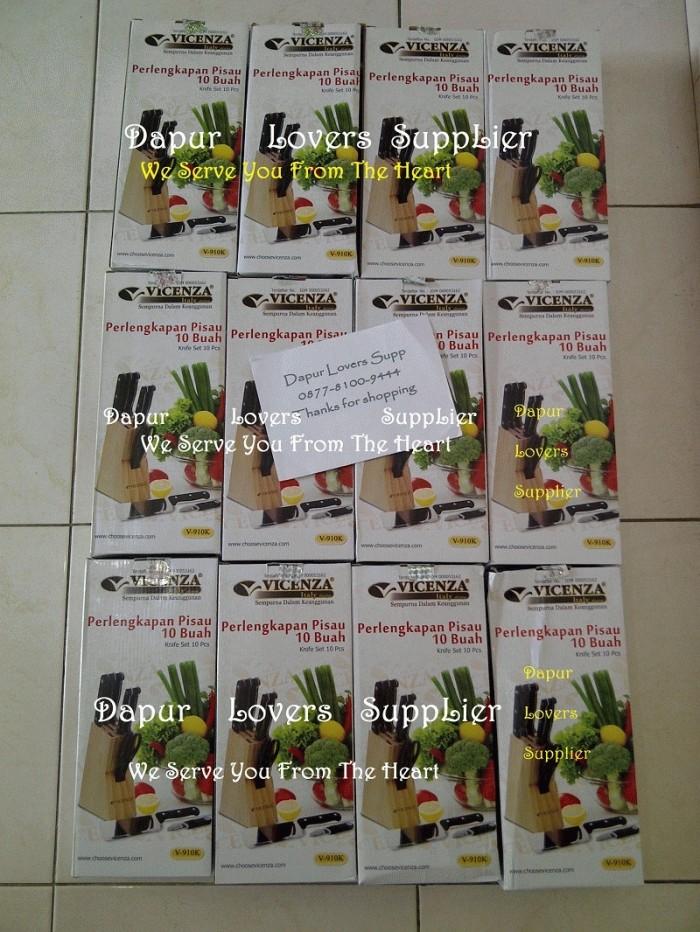 Gambar pisau set vicenza vk 910k, Vicenza pisau set 10 pcs dari Dapur Lovers Supplier Jakarta Timur Tokopedia