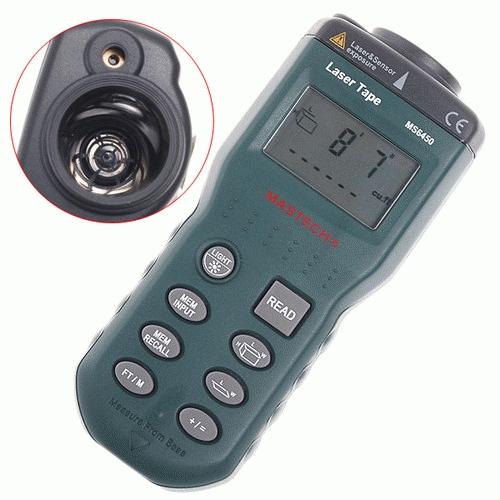 Gambar Jual Laser Distance Meter Ultrasonic  MASTECH 6450 dari Alat Survey Online Kota Tangerang Tokopedia