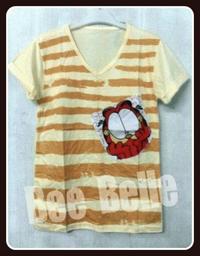 Gambar Kaos Garlfield all size (LD=88cm) dari Bee Belle Shop Tokopedia Kota Administrasi Jakarta Utara 1 Tokopedia