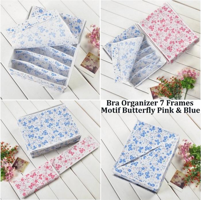 Gambar Bra Organizer Motif Kupu Kupu 7 Frames dari Felix's Shop Jakarta Utara Tokopedia