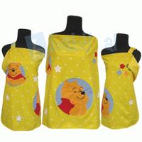 Gambar Nursing cover Baby/Apron Menyusui Homemade pooh kuning-NCB071 dari adikbayi Kab. Bogor 1 Tokopedia