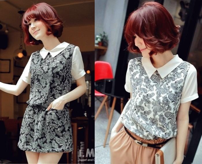 Gambar 10573 - black,white Blouse dari Baju-Baju Murah Jakarta Utara Tokopedia
