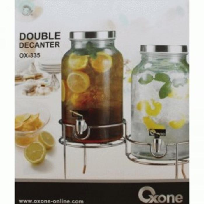 Gambar Oxone Wadah Juice Set ox-335 (1 set berisi 2 Tabung Kaca / Beling) dari Dapur Lovers Supplier Jakarta Timur Tokopedia