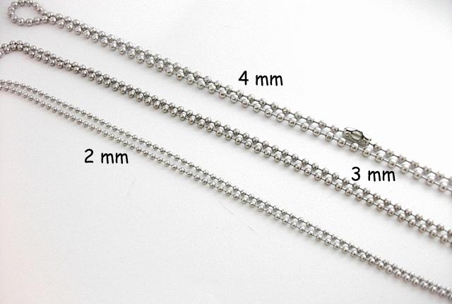 Gambar Rantai Titanium BIJI LADA 2 mm (68 cm) dari JD Christa JDC Kab. Sleman Tokopedia