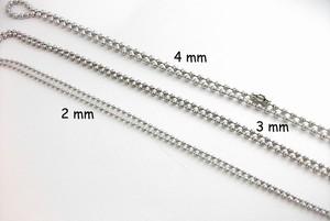 Gambar Rantai Titanium BIJI LADA 3 mm (76 cm) dari JD Christa JDC Kab. Sleman Tokopedia