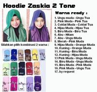 Gambar Jilbab Hoodie Zaskia 2 Tone dari Jilbab Instan Kota Kediri 1 Tokopedia