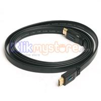 Gambar High Speed Flat HDMI Cable / Kabel ver. 1.4 dari Klikmystore Kab. Tangerang 1 Tokopedia