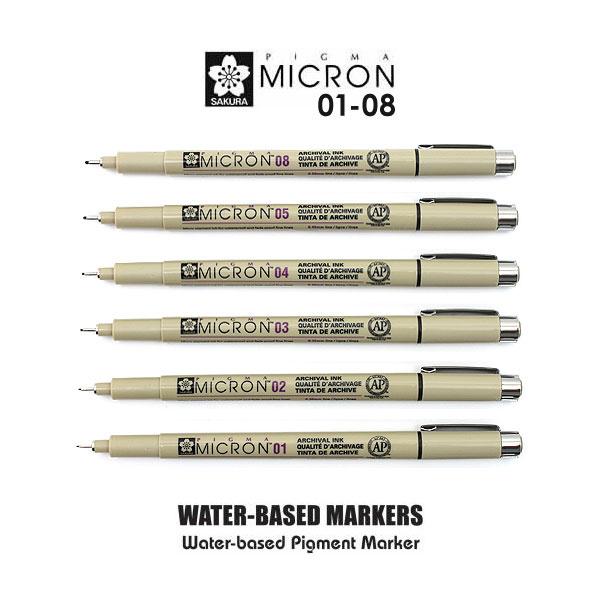 Gambar SAKURA Pigma Micron Pen 01-08 dari dreamshop.jkt Kota Administrasi Jakarta Barat Tokopedia