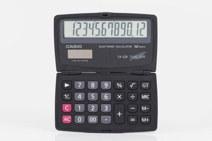 Gambar Casio SX-220 - Kalkulator Saku dari online kios Kota Administrasi Jakarta Utara Tokopedia