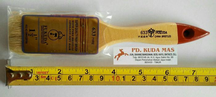 Gambar Kuas Fukuda 1 1/2" 633 dari PD Kuda Mas Kota Bekasi Tokopedia