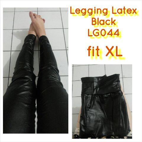 Gambar Legging Latex Doff Black Hitam Kulit dari funfashionstore_NEW Kota Bandung Tokopedia
