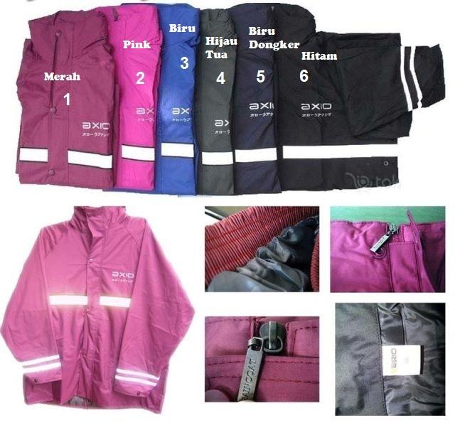 Gambar Jas Hujan Axio Murah Meriah Berbagai Warna Ready dari Ratu Safety Jakarta Jakarta Barat Tokopedia
