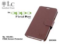 Gambar OPPO Find Piano R813 : I&C Flip Cover Case FREE SP dari MENTARI ASIA Kota Administrasi Jakarta Pusat 4 Tokopedia