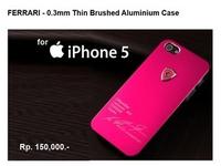 Gambar iPhone 5 : FERRARI Design Aluminium Brushed Hardcase (RED) dari MENTARI ASIA Kota Administrasi Jakarta Pusat 1 Tokopedia
