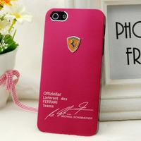 Gambar iPhone 5 : FERRARI Design Aluminium Brushed Hardcase (RED) dari MENTARI ASIA Kota Administrasi Jakarta Pusat 2 Tokopedia