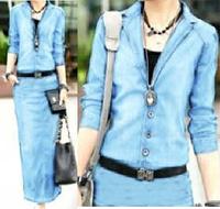Gambar Dress Wanita Bahan Denim dari alyaalis_NEW Kab. Bandung 1 Tokopedia