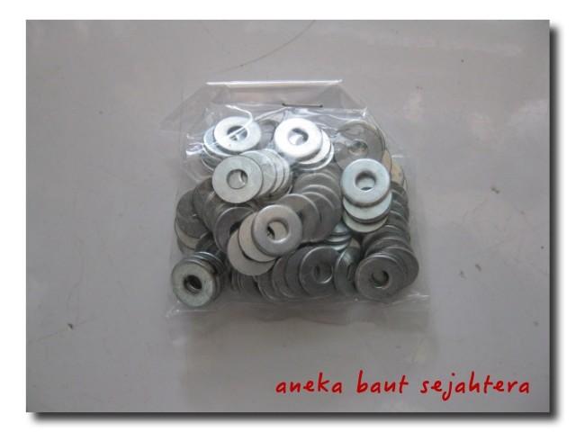 Gambar Ring Plat M4 Putih dari ANEKA BAUT SEJAHTERA Kab. Bekasi Tokopedia