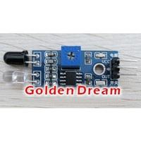 Gambar Sensor pendeteksi halangan rintangan - pembeda garis hitam putih - modul pencegah tabrakan mobil dengan inframerah dari Toko Golden Dream Kota Medan 2 Tokopedia