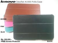 Gambar Leathercase Lenovo A1000 : Original Flipcover LOGO (+ FREE SP) dari MENTARI ASIA Kota Administrasi Jakarta Pusat 2 Tokopedia