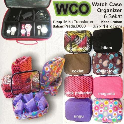 Gambar Tas Jam Tangan / Watch Case Organizer (WCO) dari i2Y Store Kota Bandung Tokopedia