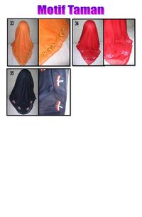 Gambar jilbab paris sulam pita motif taman dari tarizcollection Kab. Jombang 5 Tokopedia