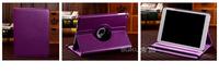 Gambar Rotari case tuk New Ipad iPad 2/3/4 Leather Case Ctech 360 Degrees Rotating 4 stand positions Sarung Buku Wallet Ungu dari tokomuda Jakarta Barat 5 Tokopedia