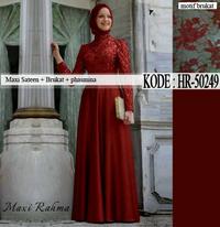 Gambar Rahma Sateen Maxi HR50249 dari Pusat Fashion Gros-Cer Kota Bekasi 1 Tokopedia