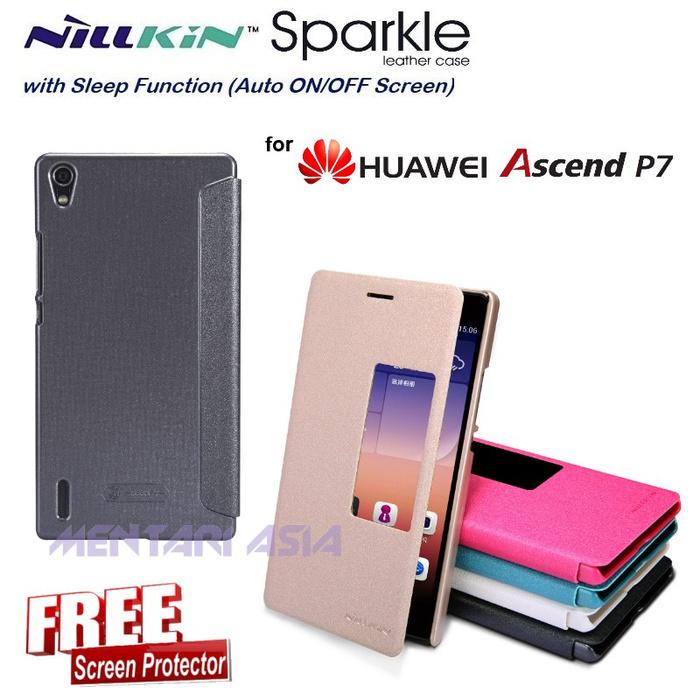 Gambar Flipcover HUAWEI Ascend P7 : NILLKIN Sparkle SMART Cover ( + FREE SP) dari MENTARI ASIA Kota Administrasi Jakarta Pusat Tokopedia