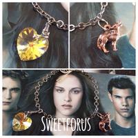 Gambar Exclusively Made by Us, Gelang Tangan Rantai   Bella Heart & Wolf Twilight Bracelet dari Sweetforus Kab. Blitar 4 Tokopedia