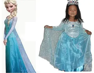 Kostum elsa Frozen (size besar XL - X3L)