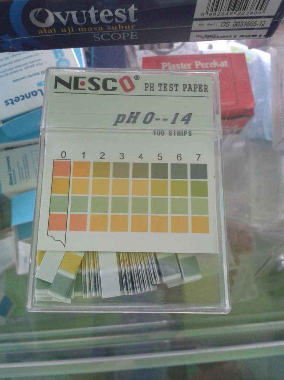 Gambar Kertas PH Nesco / PH Paper / Lakmus mengetahui PH air ( asam , basa , dari Barokah Medical Kab. Sleman Tokopedia