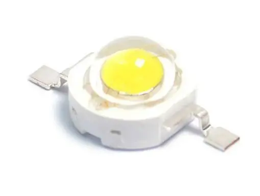 High Power LED 1W Putih / Cold White (6000 - 6500K) 3.2 - 3.4V 300mA 1