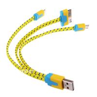 Gambar 3 in 1 Kabel USB Charging Usb Micro/ 30 pin/ iphone5 dari Javindo Computer Kota Administrasi Jakarta Pusat 2 Tokopedia