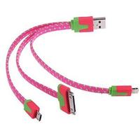 Gambar 3 in 1 Kabel USB Charging Usb Micro/ 30 pin/ iphone5 dari Javindo Computer Kota Administrasi Jakarta Pusat 4 Tokopedia