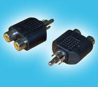 Gambar Converter Jack RCA To 2 Cover RCA dari Ono Shop Kota Administrasi Jakarta Barat 2 Tokopedia