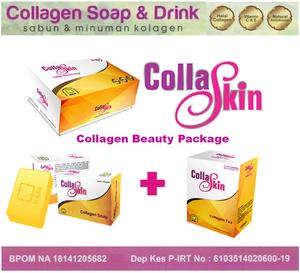 Gambar CollaSkin KOLAGEN Nasa Pemutih Kulit harga member resmi dari Nasa Store Kota Yogyakarta Tokopedia