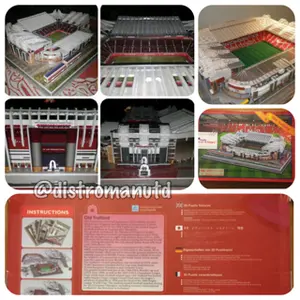 Miniatur Puzzle 3D Stadion Old Trafford Manchester United