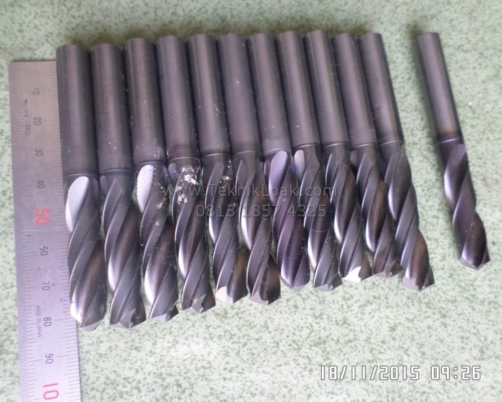 Drill carbide d10 x 80 Bor Carbide — foto asli 3