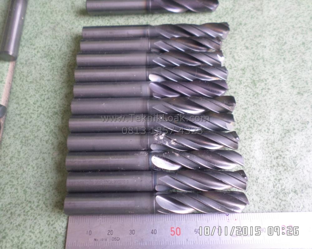 Drill carbide d10 x 80 Bor Carbide — foto asli 2