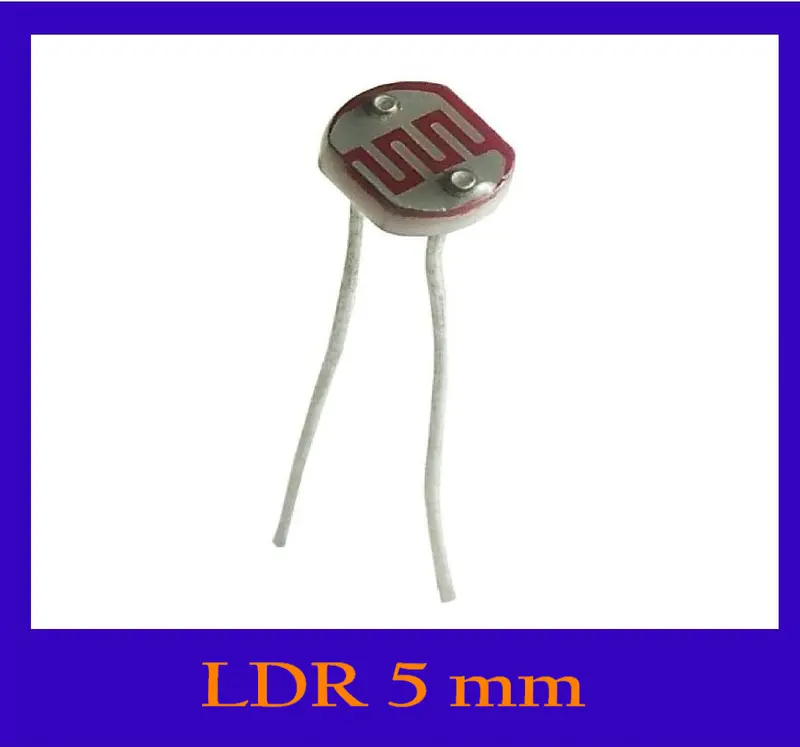 LDR / photoresistor /optoresistor / sensor cahaya 5mm 0
