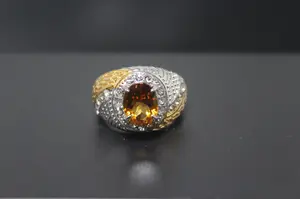 Natural Citrine Gold Cutting 908