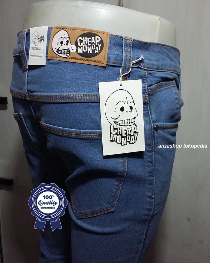 Gambar Celana Jeans CheapMonday litle Blue dari Anza Shop Kota Bandung Tokopedia