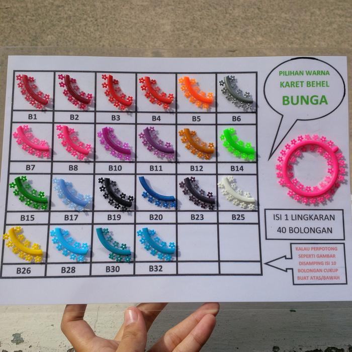Gambar karet behel motif bunga dari Taka Dental_Archived Kota Palembang Tokopedia