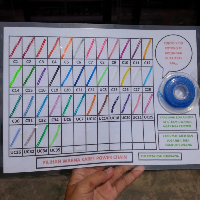 Gambar KARET GANDENG / POWER CHAIN PER RAHANG dari Taka Dental_Archived Kota Palembang Tokopedia