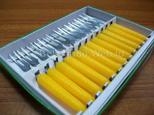 12pcs Garpu jagung