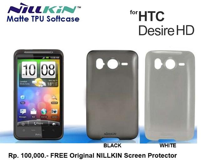 Gambar Softcase HTC Desire HD A9191 : NILLKIN Matte TPU (+ FREE SP) dari MENTARI ASIA Kota Administrasi Jakarta Pusat Tokopedia