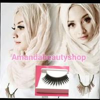 Gambar HANDMADE EYELASHES FAKE NYAMAN DIPAKAI  ( BULU MATA PALSU Sudah termasuk lem perekat bulu mata) dari Amanda Beauty Shop 888 Kota Administrasi Jakarta Pusat 4 Tokopedia
