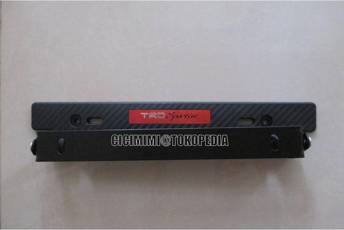 Gambar Tatakan Plat JDM Karbon TRD Sportivo dari CICIMIMI ONLINE SHOP Kota Administrasi Jakarta Timur Tokopedia